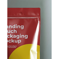 Emballage de collations personnalisé imprimé en gravure, matériaux recyclés, 3,5 g, 7 g, 14 g, sac en film polyester avec fermeture éclair, sac debout en PP/Doypack