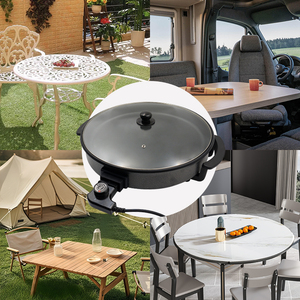 Multifunctional <strong>Electric</strong> Non-stick Pizza <strong>Pan</strong> with 180-degree Open Design RV &amp; Home Use - Product Image 6