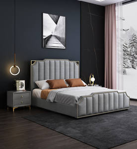 Home Bedroom Furniture Set Queen Bed Frame Double Single king Size Letto <strong>Camas</strong> Matrimonial Muebles <strong>De</strong> Dormitorio Up-holstered - Product Image 3