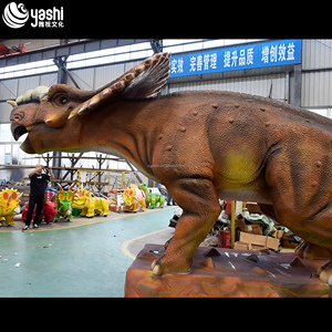 Bức tượng khủng long hoạt hình lớn, mô hình khủng long thực tế cho công viên chủ đề hiển thị ngoài trời - Product Image 4