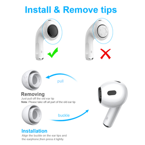 Nuevos Puntas de Silicona de Repuesto New Bee (4 Pares, Tallas XS/S/M/<span class=keywords><strong>L</strong></span>) para Apple <span class=keywords><strong>Airpods</strong></span> <span class=keywords><strong>Pro</strong></span> 2 (2.ª Generación) con Orificio de Reducción de Ruido - Product Image 6
