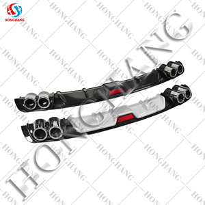 Hot Bán Xe Phụ Tùng Ô Tô Loại C Bán Buôn Bóng Đen Phía Sau Bumper Bảo Vệ Phổ Phía Sau Bumper Khuếch Tán Môi Cho Tất Cả Các Xe - Product Image 6