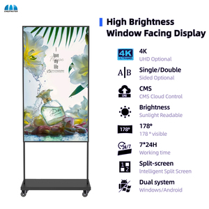 Display LCD de 65, 75, 86 e 98 Polegadas, Outros Equipamentos de Publicidade, Tela de Sinalização Digital Android Montada na Parede Interna - Product Image 3