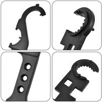 Jeu de clés multifonctionnelles pour le démontage de raccords de tuyauterie extérieure, clé à écrous de qualité DIY pour métriques, outils de plomberie personnalisables OEM
