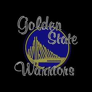 รีดด้วยพลอยเทียมรีดร้อน,ลาย Golden State Warriors ซูเปอร์แมน