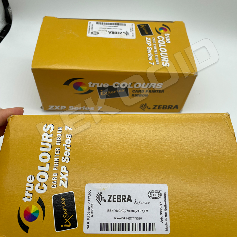 七色 Zebra ZXP7 Color Ribbon - 800077-742EM - 750 Prints YMCKO