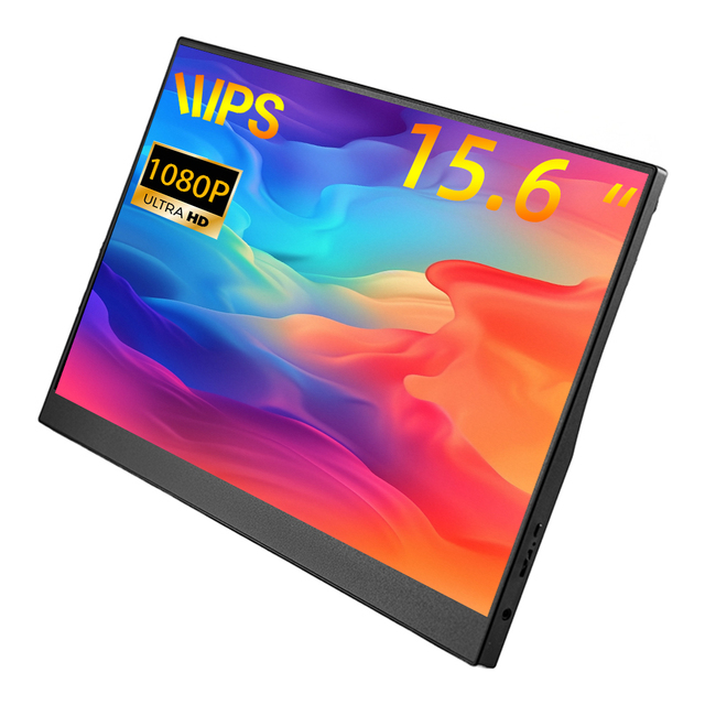 Factory Made 15.6 Inch Portable Display Monitor 1080P IPS LCD Type C Screen Extender for Laptop Business Professional Use