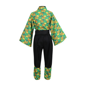 Disfraz de Cosplay de Demon Slayer Qintu, Conjunto Completo, Anime, Unisex, Poliéster, Primavera 2025 - Product Image 3