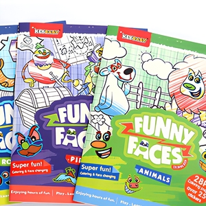 KEYBABY - Libro de Pegatinas de Animales y Robots de Papel Personalizado para Niños de 7 a 12 Años, Libro para Colorear con <span class=keywords><strong>Caras</strong></span> Divertidas, 21 x 27,5 cm - Product Image 6