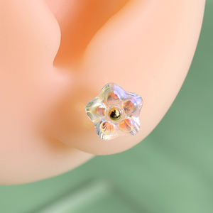 नई शैली जेली फूलों की बालियां घाटी फैशन बालियां मीठे ताजा फूलों के बालियां मीठे मीठे फूलों की कान के लिए - Product Image 6