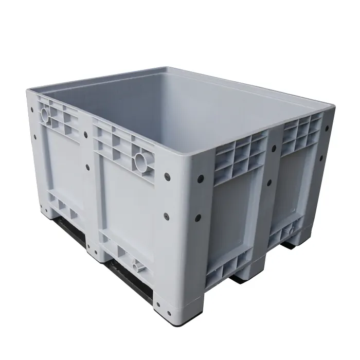 QS Solid Plastic Pallet Box/plastic Pallet Tank For Water And Seafood Storage