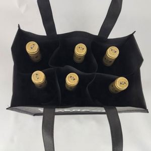Wholesale Eco Friendly Heavy Duty Reusable Bottles Carrier Non <b>Woven</b> Wine Tote <b>Bag</b> Size 6 Bottle Wine Non <b>Woven</b> <b>Bag</b> - Product Image 6