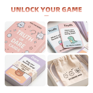 Set di Gioco 'Truth or Dare' per Festa di Addio al Celibato con Scatola Magnetica Deluxe Lucida UV e Pennarelli, Carte da Gioco Personalizzate - Product Image 3