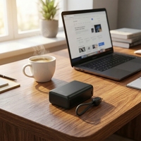 Station d'alimentation portable mini grande capacité OEM universelle avec écran LCD, batterie au lithium, charge rapide, power bank 20000mAh avec câble PD 20W
