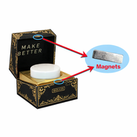 Boîtes d'emballage personnalisées en verre de style 710, contenants à clapet pour concentrés de 1 ml et 5 ml, avec anneau magnétique et impression en relief