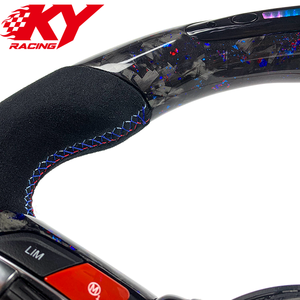 Customized <b>car</b> <b>interior</b> accessories carbon fiber leather LED racing style steering wheel for BMW F10 F30 F20 F22 F25 X3 X5 M3 M5 - Product Image 2