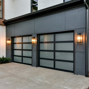 <span class=keywords><strong>Porte</strong></span> de garage extérieure à rabat en verre étanche pour villa classique moderne haut de gamme - Product Image 5