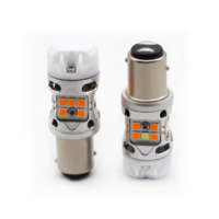 Ampoules LED CANBUS T3 1157 BAY15D P21/5W 1000LM 27W à haute performance pour feux de freinage, clignotants et feux de jour (DRL) pour voiture