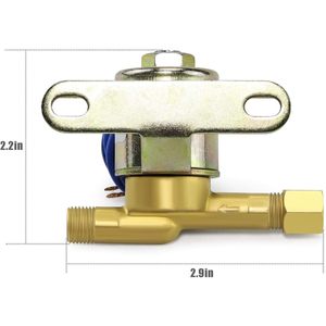 Vanne solénoïde d'eau pour humidificateur TOMOON, 24V, en laiton, 125 PSI, pour Aprilaire 400 500 600 700 220 224 B2015-S85 B2017-S85 - Product Image 2
