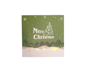 Cartes de vœux de Noël personnalisées en gros pour les amoureux, avec motif romantique de fleurs de cerisier - Product Image 5