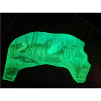 Feuille d'étiquettes autocollante lumineuse fluorescente, imperméable, de haute qualité, lueur dans le noir