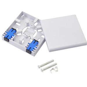 FTTH FT-A01SC APC UPC fibra óptica placa pared salida <span class=keywords><strong>roseta</strong></span> de escritorio caja - Product Image 1