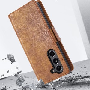 TPU da Folio trường hợp đối với Vivo <span class=keywords><strong>x</strong></span> gấp <span class=keywords><strong>2</strong></span> 3 <span class=keywords><strong>Pro</strong></span> đa-góc đứng & RFID Chặn Khe cắm thẻ điện thoại di động trường hợp - Product Image 3