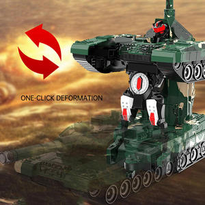 Meilleur vendeur <span class=keywords><strong>Amazon</strong></span> 2.4G RC Battle Drift Tank rotatif télécommande Tank transformer Robot Rc Tank - Product Image 5