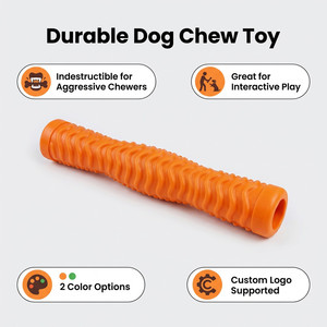 Juguetes chirriantes de diseño personalizado para perros, juguetes interactivos de goma resistente para masticar, para razas pequeñas, medianas/grandes, material TPR - Product Image 4