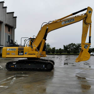 Excavadora de segunda mano, 22 toneladas, original, usada en Japón, Komatsu, grande, con certificado EPA CE, pc220 220-7, excavadora de segunda mano - Product Image 6