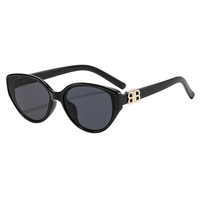 Lunettes de soleil œil de chat rétro européennes et américaines, style coréen, unisexe, tendance, polyvalentes, protection UV400
