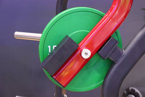 Machine à courber les bras haut de gamme haut de gamme 3 boucles de biceps assis chargées sur plaque pour la gymnastique commerciale <span class=keywords><strong>Prim</strong></span> assis Crunch - Product Image 3