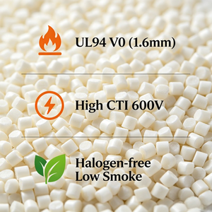 Gránulos de PPO Modificado, Retardante de Llama Sin Halógenos, Grado V0, para Carcasas de Fuentes de Alimentación, Cubiertas Traseras de TV, UL94 V0 - Product Image 3
