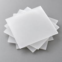 Panneau PMMA translucide dépoli en acrylique PE anti-âge, effet diffuseur pour boîte à lumière, cloison laser semi-transparente