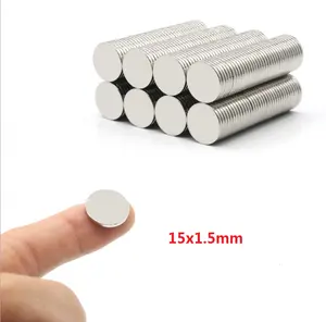2024 15mm 15mm x 1mm 15x 2mm 15x3mmマグネットボタン素材磁性材料