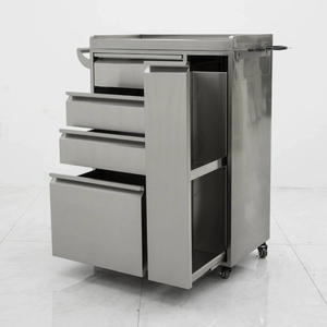 Chariot de salon professionnel de luxe portable KISEN en acier inoxydable de haute qualité à vendre - Product Image 3