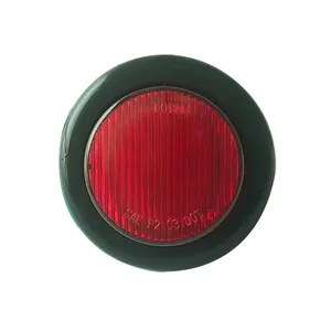 12V 10 LEDs led side marker lamp with amber red white high quality led clearance light with rubber base for truck trailers