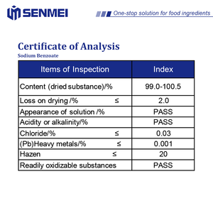 Miglior prezzo all'ingrosso per uso alimentare <span class=keywords><strong>BP</strong></span> 98 E211 conservante benzoato di sodio in polvere - Product Image 3