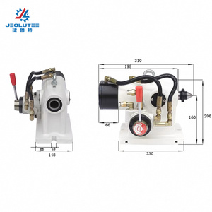 Contropunta Idraulica CNC Jeolutee con <span class=keywords><strong>Centro</strong></span> Rotante 135/160/210mm, Accessorio per Macchine Utensili a <span class=keywords><strong>Quarto</strong></span> Asse - Product Image 6