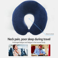 Oreiller de voyage en mousse à mémoire de forme ergonomique de haute qualité