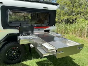 <span class=keywords><strong>Mini</strong></span> <span class=keywords><strong>autocaravanas</strong></span> ligeras de aluminio para acampar al aire libre para viajes con uso de tienda de campaña como camión Camper o remolque - Product Image 2
