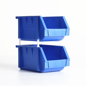 ISO Industrial warehouse plastic stackable storage bin & box