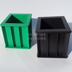 Moule d'essai de compression de béton prix usine 100 mm moule en béton en plastique moule d'essai de <span class=keywords><strong>cube</strong></span> - Product Image 2