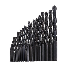 High Speed Steel <b>Drill</b> <b>Bits</b> 1-10mm Spiral Round Shank For Wood And Metal Drilling - Product Image 1
