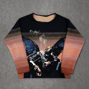 T-shirt Lunga Casual da Uomo 2024 Speedlink Cross-border Nuova Collezione Primavera-Autunno con Stampa Digitale 3D Gatto e Astronauta a Maniche Larghe - Product Image 4