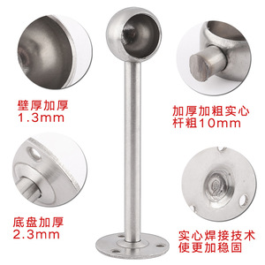 ราวตากผ้าสแตนเลสแบบติดผนัง ขนาด 25 มม. สำหรับระเบียงห้องน้ำ แข็งแรงทนทาน - Product Image 5