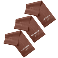 Bandas de Resistencia Impresas LADYGLOW, Bandas Elásticas de Látex para Asistencia en Dominadas, Set de Gimnasio para Estiramiento, Logotipo Personalizado, Precio de Fábrica al por Mayor, MOQ Bajo