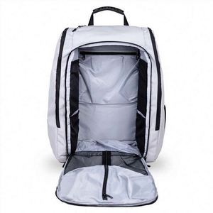 Échantillon gratuit : Sac de sport pour femmes, grand format, avec logo personnalisé, pour raquettes de pickleball et padel, avec compartiment à chaussures. - Product Image 3