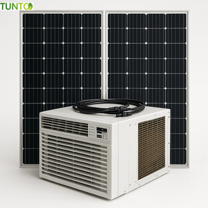 Tunto R134a ทำความเย็นพลังงานแสงอาทิตย์ ACDC ไฮบริด4000-24000แบบหน้าต่างชนิด BTU แผงทำความร้อนเครื่องปรับอากาศใช้ในครัวเรือน T2(R)-11Y /dc - Product Image 2