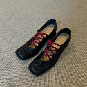 Zapatos de Ballet Retro de Moda 2026 con Tiras Cruzadas, Pliegues, Punta Cuadrada y Boca Baja para Mujer - Product Image 2